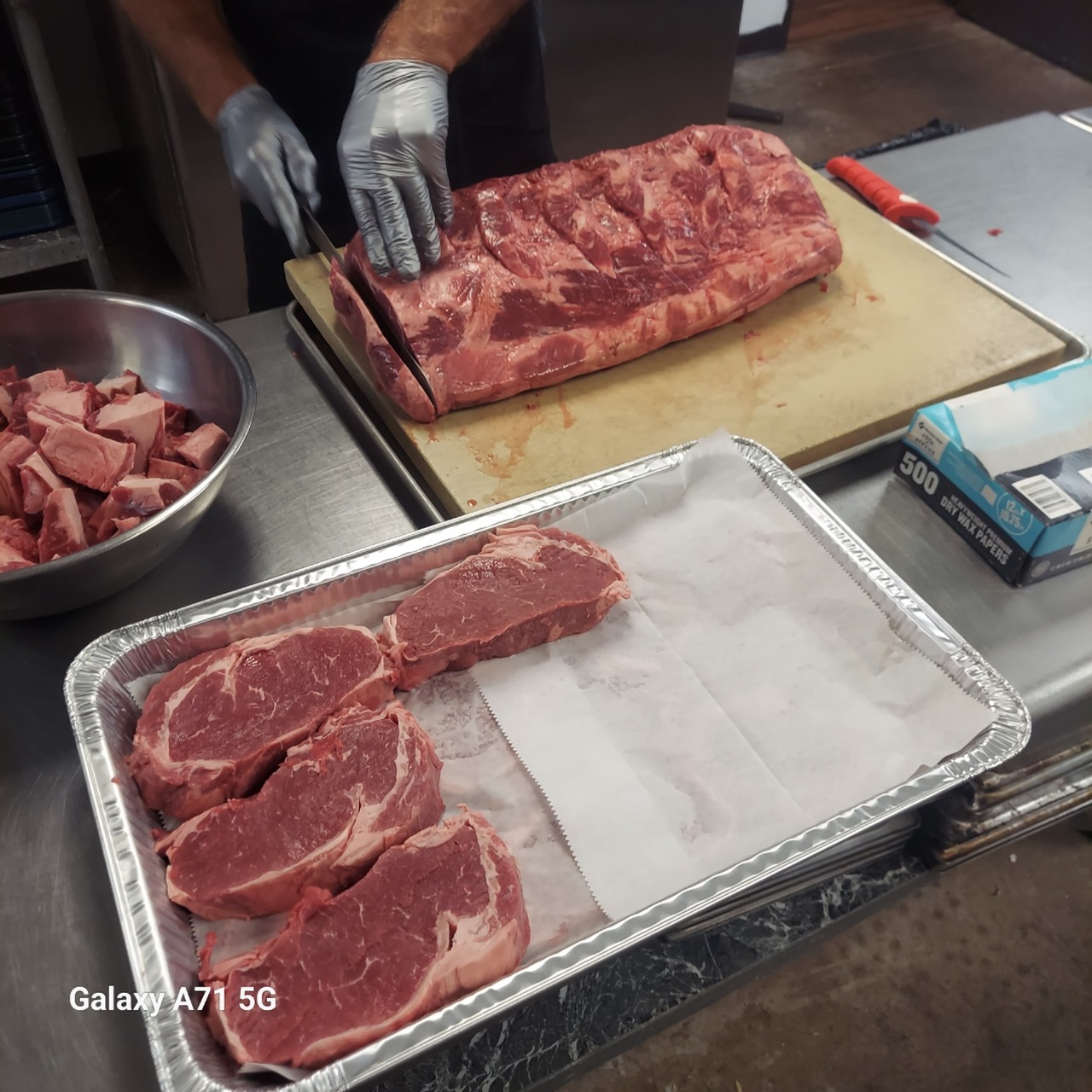 steak night trimming